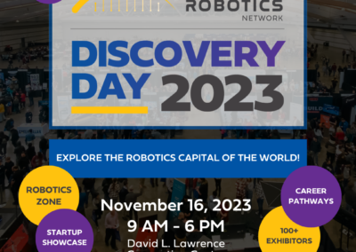 Pittsburgh Robotics Discovery Day 2023 Announces Exciting New Onsite Activities: Manufacturing Zone, Startup Showcase, and Stage Presentations